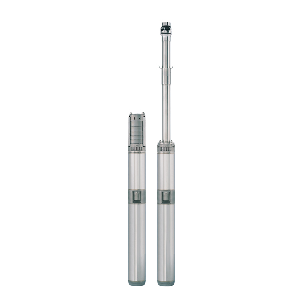 Bomba de pozo Nastec AC/DC 4HS MultiPower; 2000W; caudal maximo 2,4 m3; altura máxima 160 m.