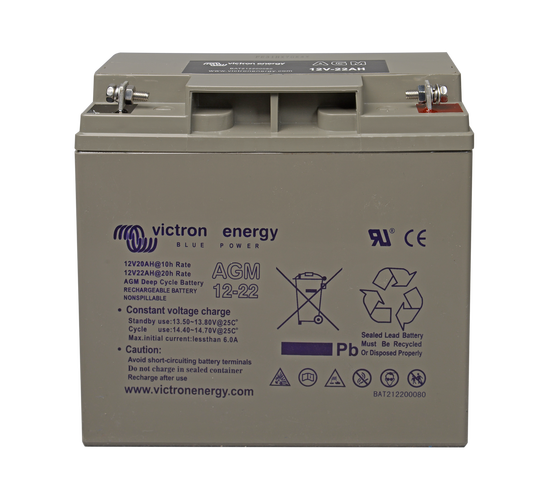 Baterías Victron; 12V/220Ah AGM Deep Cycle Batt. (BAT412201084)