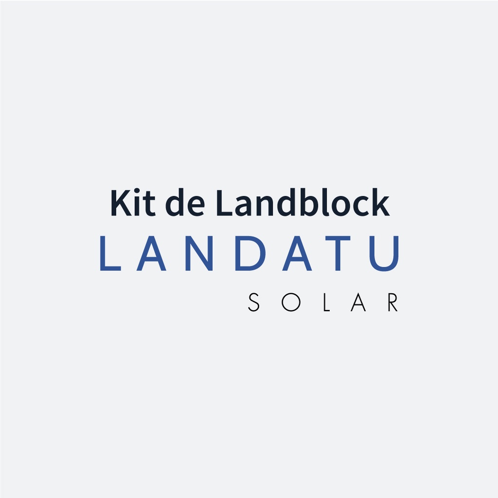 Kit pletina unión central estructura LANDBLOCK