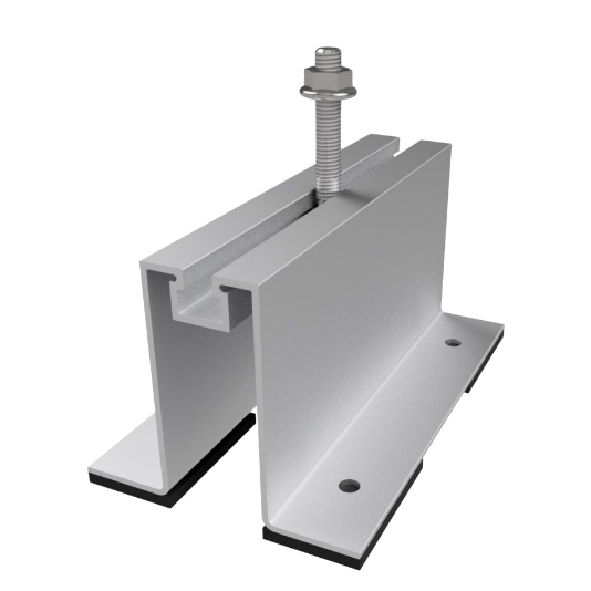 Estructura COPLANAR POR TRAMOS para sandwich. GULPIYURI 75.
(Número de módulos por fila menos 1)