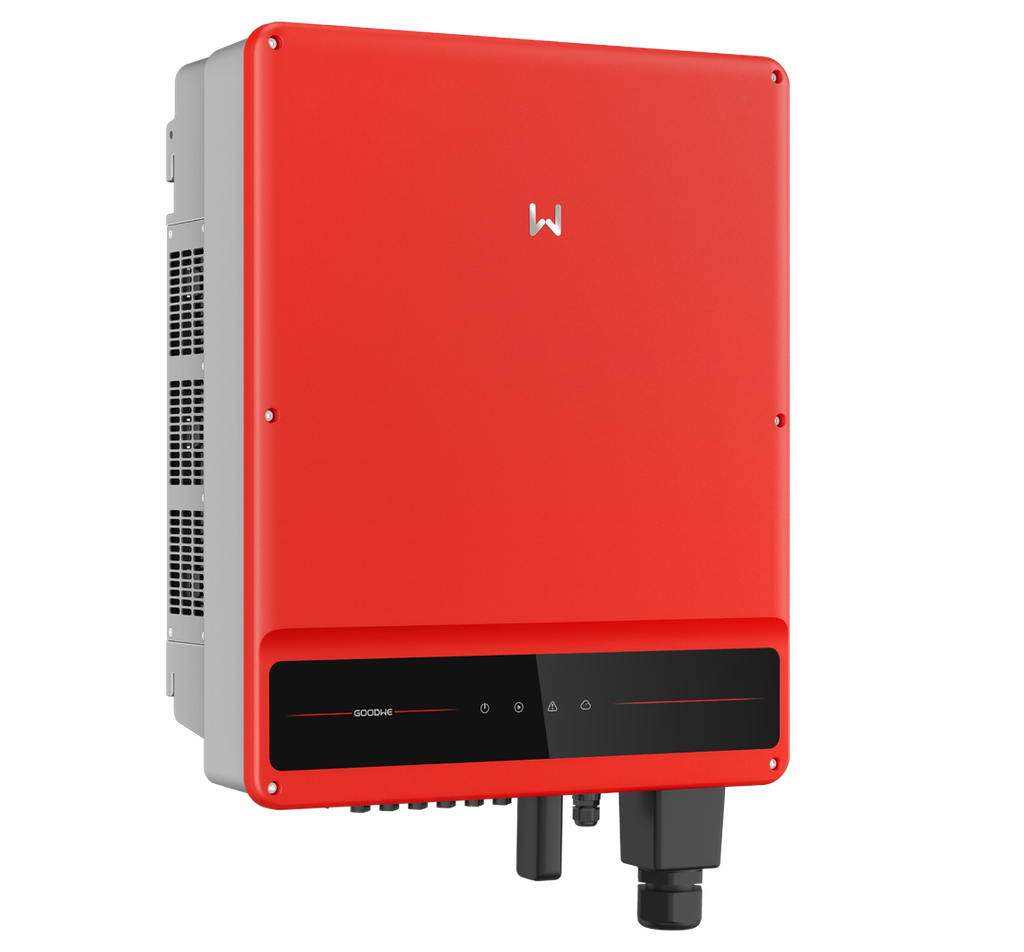 SMT; 25 kW; 3 MPPT; WIFI y DC Switch; Inversor Trifásico Goodwe; Con SPD tipo II en AD y DC.