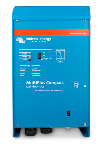 Multiplus 48/3000/35/16 3000VA, 2500W, 48v Con Cargador de 35A , transferencia 16A. Victron (PMP483020001)
