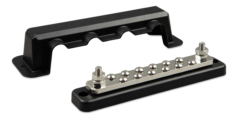 Busbar 250A 2P with 12 screws +cover (VBB125021220)
