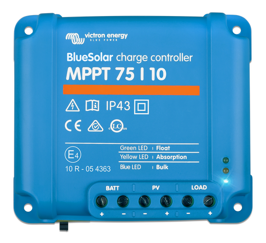 BlueSolar MPPT 100/20 (up tp 48V) ; 12/24/48V; 20A; Vmax 100V. Maximizador Victron  (SCC110020170R)
