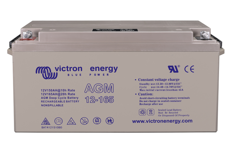 Baterías Victron; Lead Carbon Battery 12V/160Ah (M8)(BAT612116081)