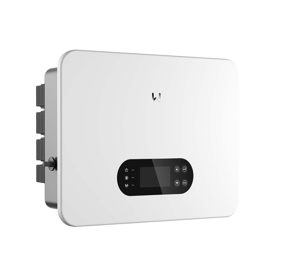 ES-Uniq; 10kW; 2 MPPTs; 48A & 48A Isc; SPD Tipo III CA/CC; Back-Up 50A CA; AFCI, WIFI-LAN 2.0, Display, DC Switch y Meter Incluidos; IP66; Inversor Híbrido Monofásico para Baterías LV.