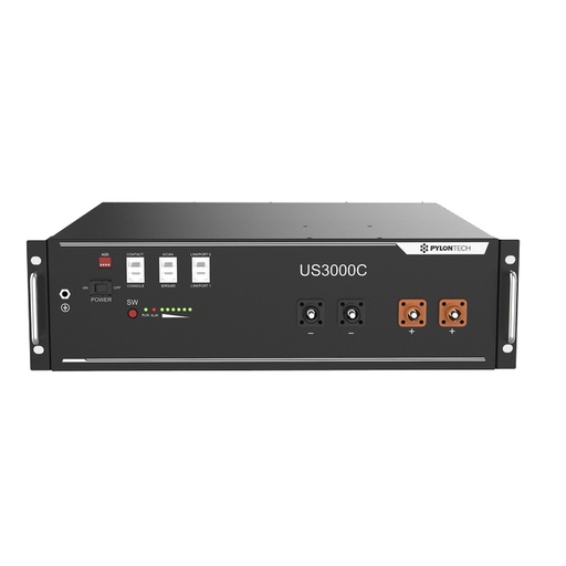 [BPY-US3000C_3.6] Batería litio PYLONTECH de 48V; 75A y 3.600 W.
