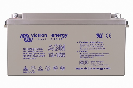 [BVI-AGM_TEL165] 12V/165Ah AGM Telecom Batt. (M8) (BAT412151164)