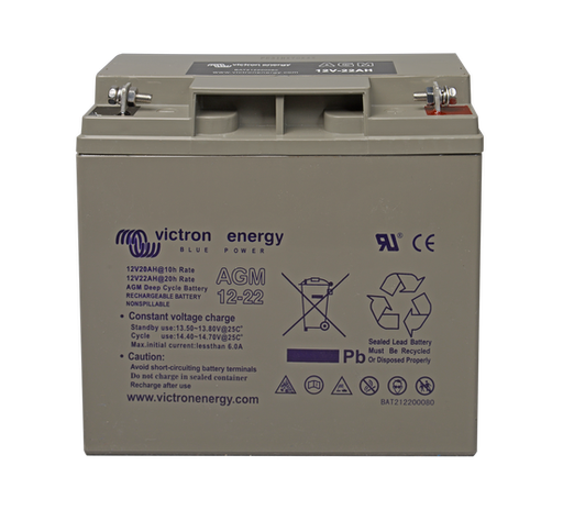 [BVI-AGM220] Baterías Victron; 12V/220Ah AGM Deep Cycle Batt. (BAT412201084)