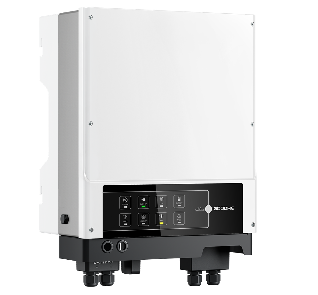 SBP-G2; 3600 W; 75A Back-Up; WIFI y GM1000D; Para baterías LV (48V); Inversor Monofásico Goodwe de Retrofit.