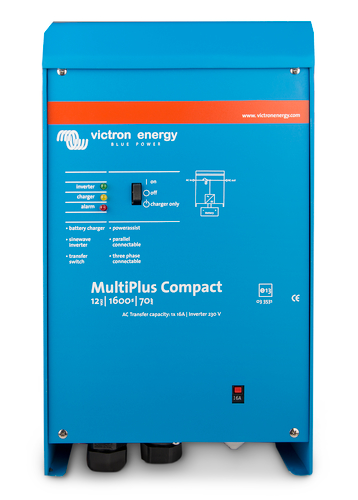 [IVI-1600/24/40_C] Inversor Cargador Victron MultiPlus Compact 24V 1600VA 40A 230V (CMP242160000)