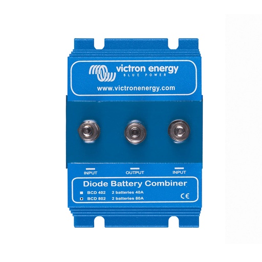 [IVI-BCD_80A] Combiner Diode Victron BCD 802 2 baterías 80A (BCD000802000)