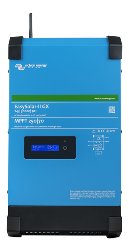 [IVI-EASY_II_24/3000] Inversor-cargador Victron EasySolar-II 24/3000/70-32 MPPT 250/70 GX (PMP242307010)