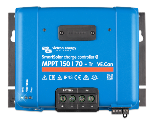 [RVI-MPPT_R100/450TR] SmartSolar MPPT RS 450/100-Tr; 48V; Vmax 450V, con Display. Maximizador Victron. (SCC145110410)