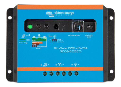 [RVI-PWM_USB12/24_20] BlueSolar PWM-LCD&USB 12/24V-20A  (SCC010020050)