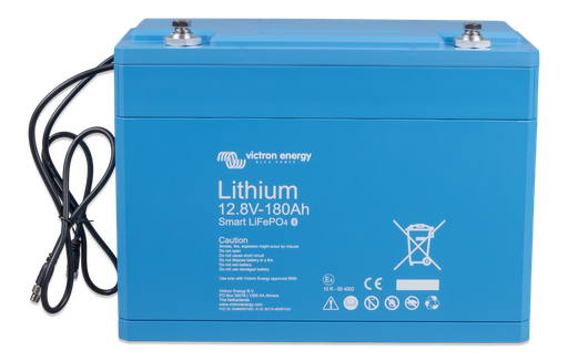 [BVI-LIFE_12/180_SMART] Baterías Victron; LiFePO4 battery 12,8V/180Ah - Smart (BAT512118610)