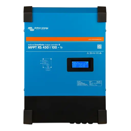 [RVI-MPPT_R100/450MC4] SmartSolar MPPT RS 450/100-MC4; 48V; Vmax 450V, con Display. Maximizador Victron. (SCC145110510)