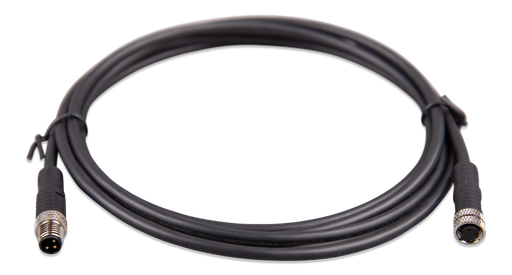 [IVI-MALE_FEMALE-2] M8 Circular Connector for Lithium Batery; Male to Female 3 pole 2 m (bag of 2) (ASS030560200)